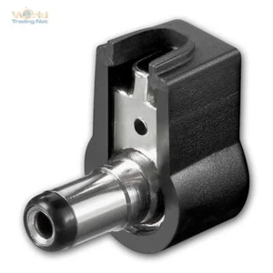 DC-Stecker abgewinkelt 2,1x5,5mm Hohlstecker Lötanschluss, 1/5/10x Winkelstecker - Bild 1 von 9