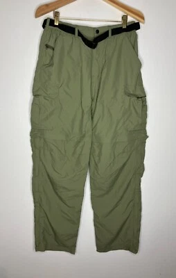 Pantalones cortos convertibles verdes REI para hombre talla mediana 32 Foto 1 de 4