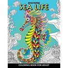 Colorful Sea Life Coloring Book For Adult: Coloring Boo - Paperback NEW Publishi