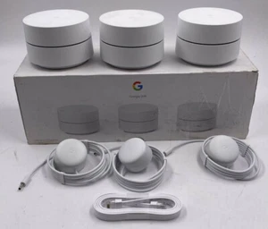 CANTIDAD 3 GOOGLE GJ2CQ AC1200 INALÁMBRICO DOBLE BANDA MALLA SISTEMA WI-FI GA02434-US - Imagen 1 de 6
