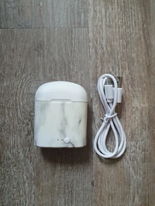 Skinnydip Bluetooth Kopfhörer mit Ladecase Marmor grau weiß - Bild 1 von 5