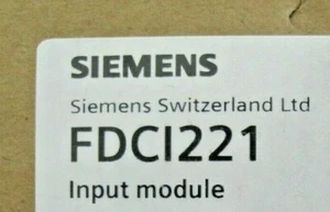 £15 + vat - Siemens FDCI221 Addressable Input Module - Picture 1 of 1
