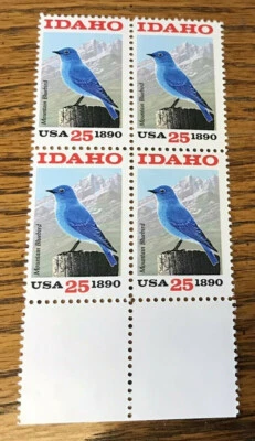 US 25C Stamp Scott #2439 - Idaho Statehood Plate Block of 4 MNH/OG - Image 1 of 2