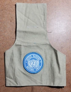 Vtg UN United Nations Khaki Peacekeeper Patch with Brassard / Armlet - Picture 1 of 4