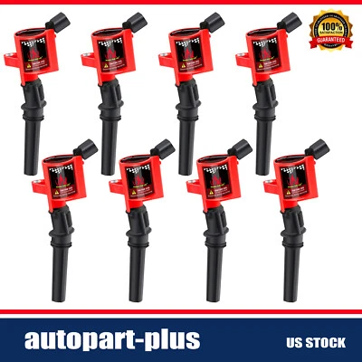 Pacote com 8 bobinas de ignição para Ford E-350 E-450 Econoline Club Wagon Super Duty DG508 - Imagem 1 de 4