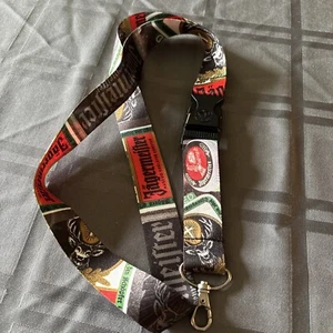 Jagermeister Lanyard w/ Detachable Clip & Keychain Ring Jager ID Badge Holder - Picture 1 of 5