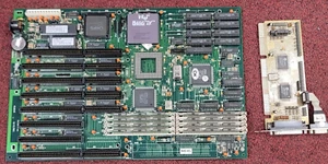 Opti Motherboard, Intel 80486 DX 33MHz CPU & 8MB RAM DOS Retro Gaming #ME45 - Picture 1 of 11