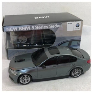 BMW New 5 Series Sedan Gray Wireless Computer Mouse Mini car model Dealer Promo - Picture 1 of 3