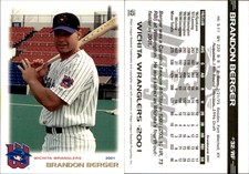 Brandon Berger 2001 Grandstand Wichita Wranglers #32 Card *AutographDen*