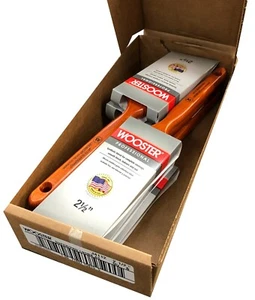 Wooster Pinsel J4112 Super/Pro Linbeck 2,5 Zoll Winkelflügel Pinsel - 6er Pack - Bild 1 von 1