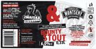 Zmajska (Croatia) & Montseny (Spain) Brewery: Bounty Stout Beer Label / Sticker