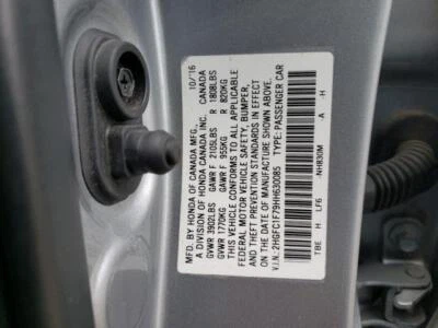 2017 Honda Civic Speedometer Gauge OEM Silver 61K Miles NJ25-K56940-117658 - Image 1 of 4