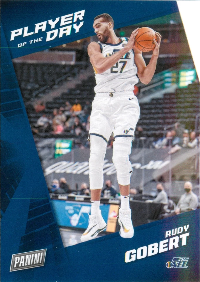 Rudy Gobert 2021-22 Panini Player of the Day Basketball Card #49 Utah Jazz - Image 1 of 2