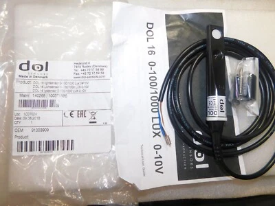 Dol 16 Light Sensor 0-100/1000 LUX 140268 / 100371986 NEW - Image 1 of 3