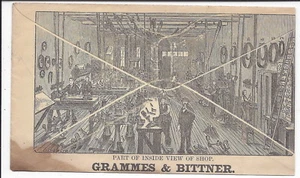 WORKERS MACHINES TOOLS 1886- AMAZING ILLUSTRATE DESIGN on AD Cover ALLENTOWN PA - Picture 1 of 2