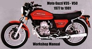 MOTO GUZZI V35/V50 1977 to 1981 WORKSHOP MANUAL - PDF File