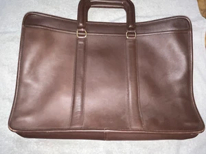 Vintage Preloved Coach Leather Laptop/Briefcase Model KBD5296 - Picture 1 of 6