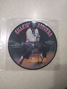 Shakin' Stevens - Give Me Your Heart Tonight picture disc single 1982 - Picture 1 of 6