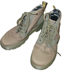 Herren Doc Dr. Martens Bonny II 2 grün oliv Tarnmuster Schnürstiefeletten neu ohne Etikett Größe 9 - Bild 1 von 12