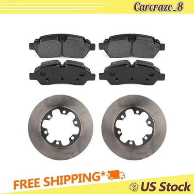 Kit Pastillas Freno Traseras y Rotores para Ford Transit-350 HD 3.2L 2015-2019 Foto 1 de 4