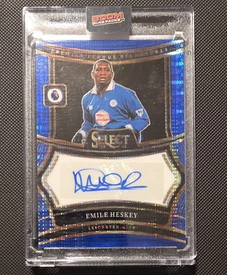 2024-25 Panini Select PL Emile Heskey Blue Pulsar SP Auto, Leicester, England - Image 1 of 2