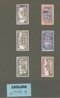COLONIE TRIPOLITANIA 1925 ANNO SANTO 6V. PROVA * CERT.