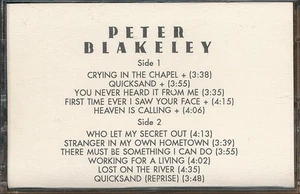 Peter Blakeley [of Rockmelons] - Self-Titled RARE promo advance cassette '89 - Picture 1 of 2