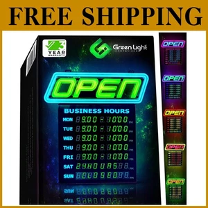 Neon Flash LED Open Sign with App Control - Energy-Efficient - Picture 1 of 11