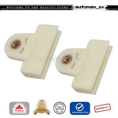 2x Clips de canal de vidrio para puerta ventana Toyota Tundra Sequoia Camry Sienna con punta Foto 1 de 4