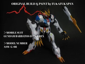 HG Gundam Barbatos Lupus Rex Renovation Eye Glow Effect Painted 829jhh - Picture 1 of 20