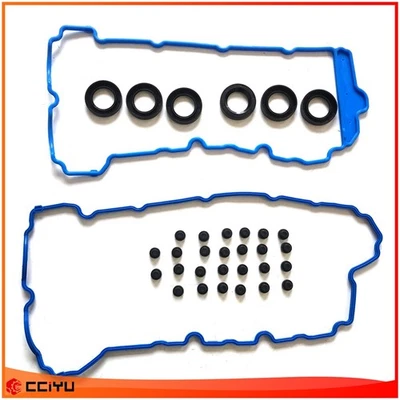 ✅Fits 08-15 Buick Chevrolet Camaro GMC Valve Cover Gasket 3.0L 3.6L DOHC - Image 1 of 4