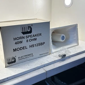 MG Electronics HS12SBP Horn Speaker 40W 8 Ohm - Picture 1 of 7
