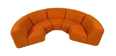 Mid Century Modern Space Age 1970s John Mascheroni Vecta Tappo Sectional Sofa - Image 1 of 4