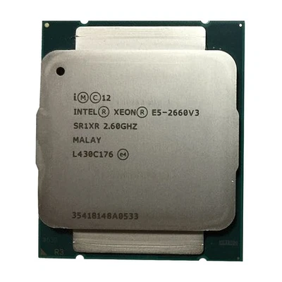 Intel Xeon E5-2660 V3 SR1XR 2.60GHz 10-Cores 20 Threads LGA2011-3 CPU Processor - Image 1 of 4