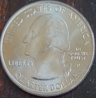 SCHNOZZOLA 2001 NY State Quarter With Unpublished Mint Error Worn Die BIG NOSE - Image 1 of 2