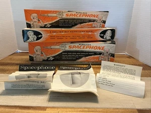 Vintage 2 Original Boxes and Pamphlet ONLY For Spacephone Walkie Talkies 60s-70s - Picture 1 of 15