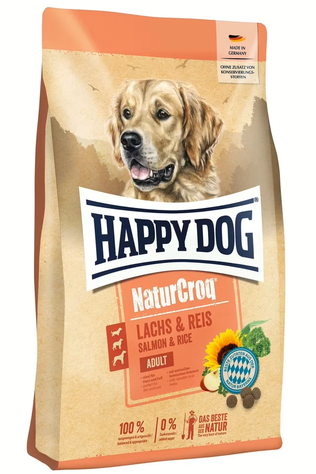 Happy Dog Nature Croq Lachs & Reis 11 kg Trockenfutter für Hunde - Bild 1 von 1