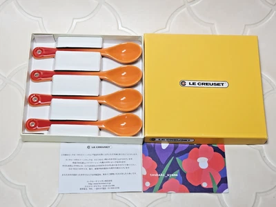 Le Creuset Spoons Orange 5.7in Set of 4 W3xH14.5xD2cm stoneware 910138 - Image 1 of 4