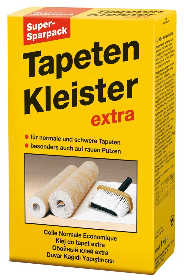 1000 Gramm decotric Tapetenkleister Kleister Kleber für normale Papiertapeten - Bild 1 von 1