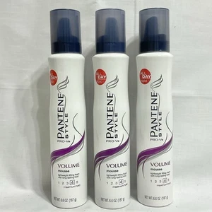 Pantene Pro-V Body Builder Volumizing Mousse Maximum Hold 6.6 oz New 3 Pack Lot - Picture 1 of 5