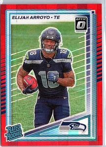 2025 Panini Donruss  Rated Rookie Elijah Arroyo #317 Optic Preview Red Pandora   - Picture 1 of 2