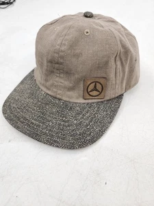 Vintage Mercedes Benz Hat Cap Strapback 6 Panel Rare USA Made Embroidered - Picture 1 of 13