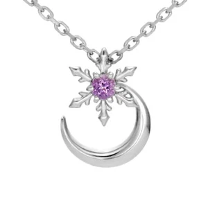 U-TREASURE CARDCAPTOR SAKURA Necklace "Yukito and Moon" Silver Ladies Gift - Picture 1 of 7