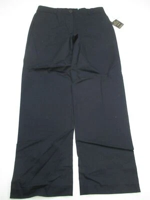 new STUDIO WORKS Pants Women's Size 10 Flex Waist Navy Blue Classic Fit  - Image 1 of 4