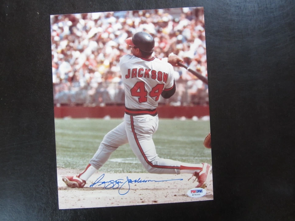 Reggie Jackson Autograph Sign Auto 8 x 10 Photo PSA/DNA California Angels - Image 1 of 1