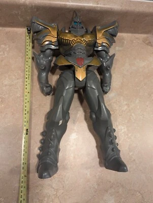 Transformers Age of Extinction Grimlock 16-Inch Figure Hasbro 2013 Tall Gold - Image 1 of 4