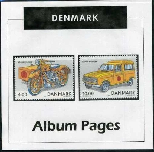 Denmark - CD-Rom Stamp Album 1851-2021 Color Illustrated Album Pages - image 1 of 1