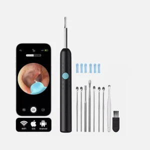 2024 NEW LED Camera Ear Wax Remover Set Spiral Tool Ear Pick Clean Spoon Cleaner - Picture 1 of 9