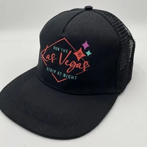 Rock & Roll Marathon Run The Las Vegas Strip At Night Snapback Trucker Hat Cap - Picture 1 of 9