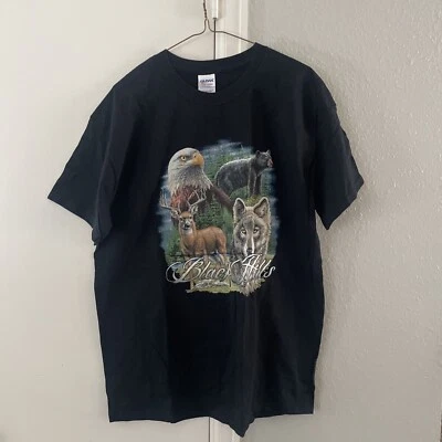 Vintage Black Hills Tshirt, Wolf, Bear, Eagle, Elk - Image 1 of 4